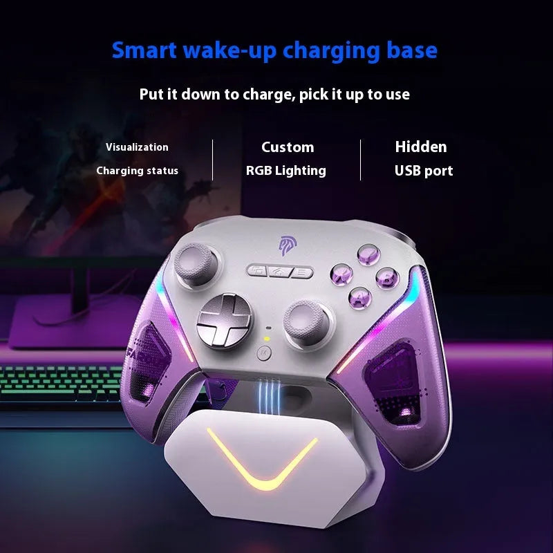 Rocker Smart Startstop Charging Base for PS5 Elite Controller in Black, Green, or Purple