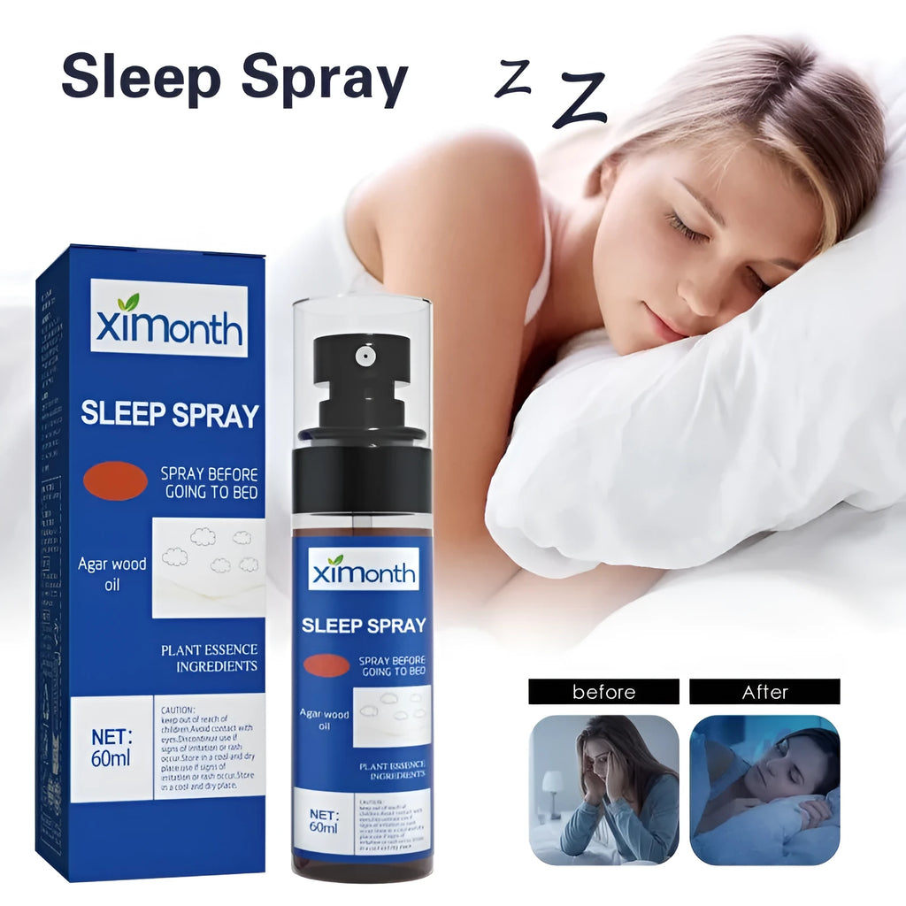 60ml aromatherapy sleep care spray bottle for body stress relief