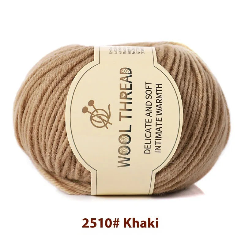 Roll of hand knitting wool yarn for baby garments in various colour options