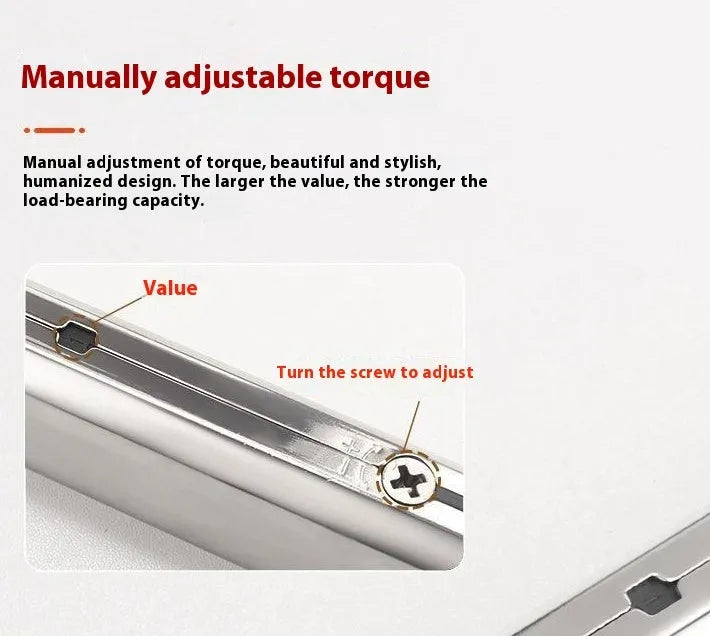 Cold rolled steel support rod for tatami cabinet elf flap-up doors with spring jackstay