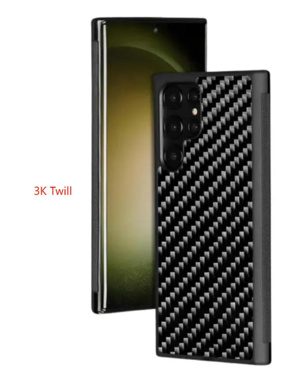 Forged carbon fibre phone case for Samsung Galaxy S20, S21, S23 FE in six colour options