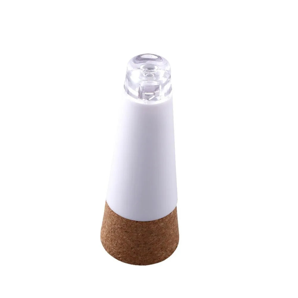 LED rechargeable luminous bottle cap cork light with plastic shell
