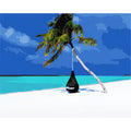 40 by 50 cm DIY digital oil painting canvas kit in KZ918 colour-by-numbers style.