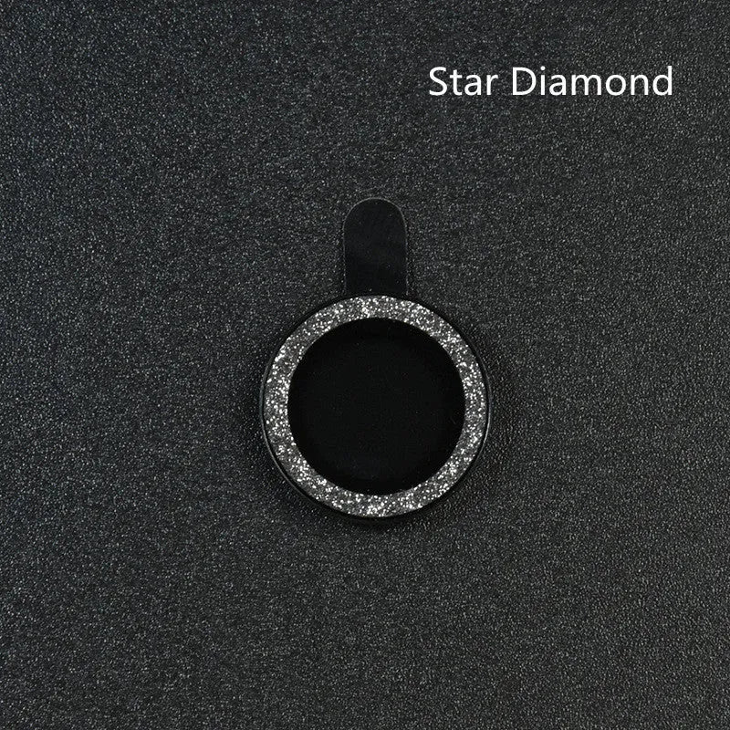 Diamond lens film protector ring made of aluminium alloy and tempered glass for iPhone 12 Pro Max camera