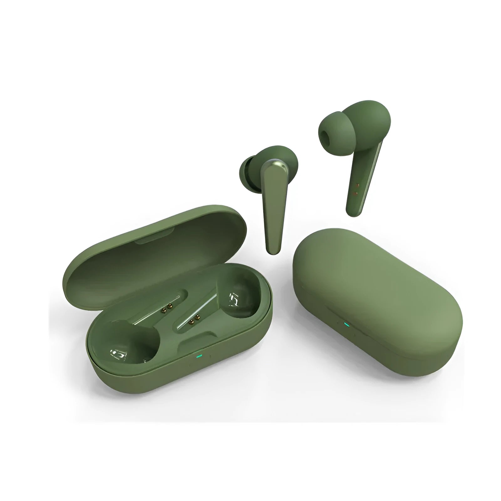 Active noise cancelling Bluetooth headphones in five colour options showing earplug design