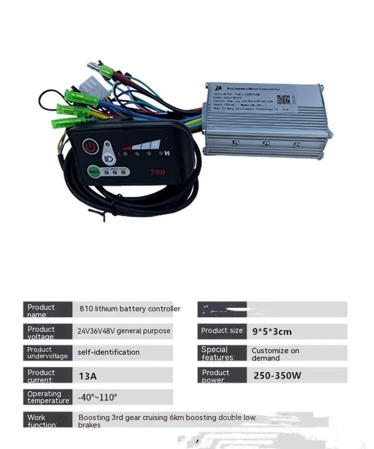 790 Mignon Maimai 6-tube electric bicycle controller for 24V 36V 48V 250-350W systems