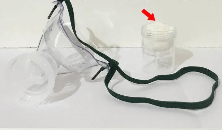 Soft rubber mask aid accessory for securing face coverings.