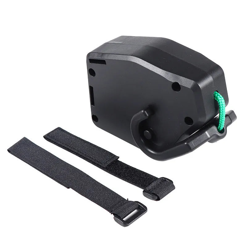 Black plastic parent-child bicycle trailer rope traction device for mountain bikes