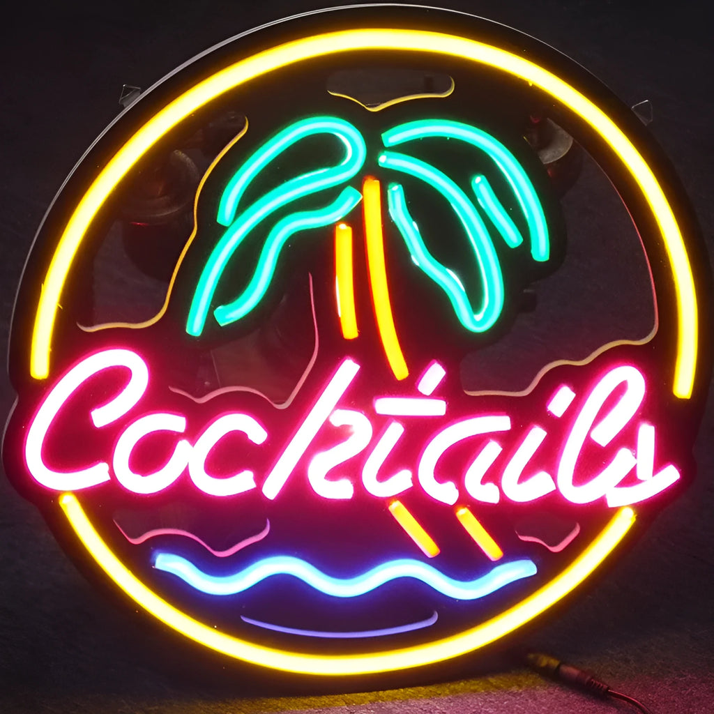 LED coffee neon billboard with PVC shell measuring 40mm by 33mm for commercial decoration