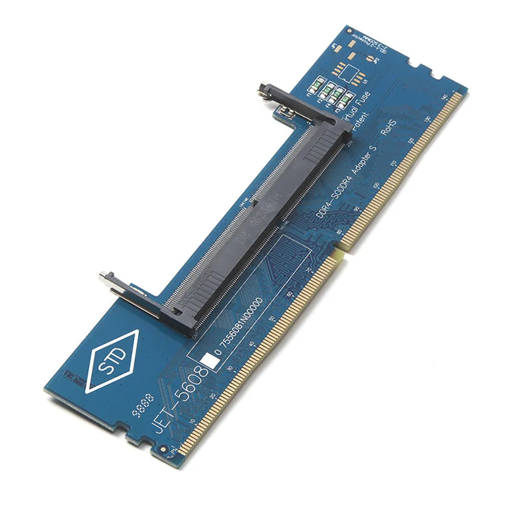 DDR4 laptop to desktop memory adapter card with included memory stick