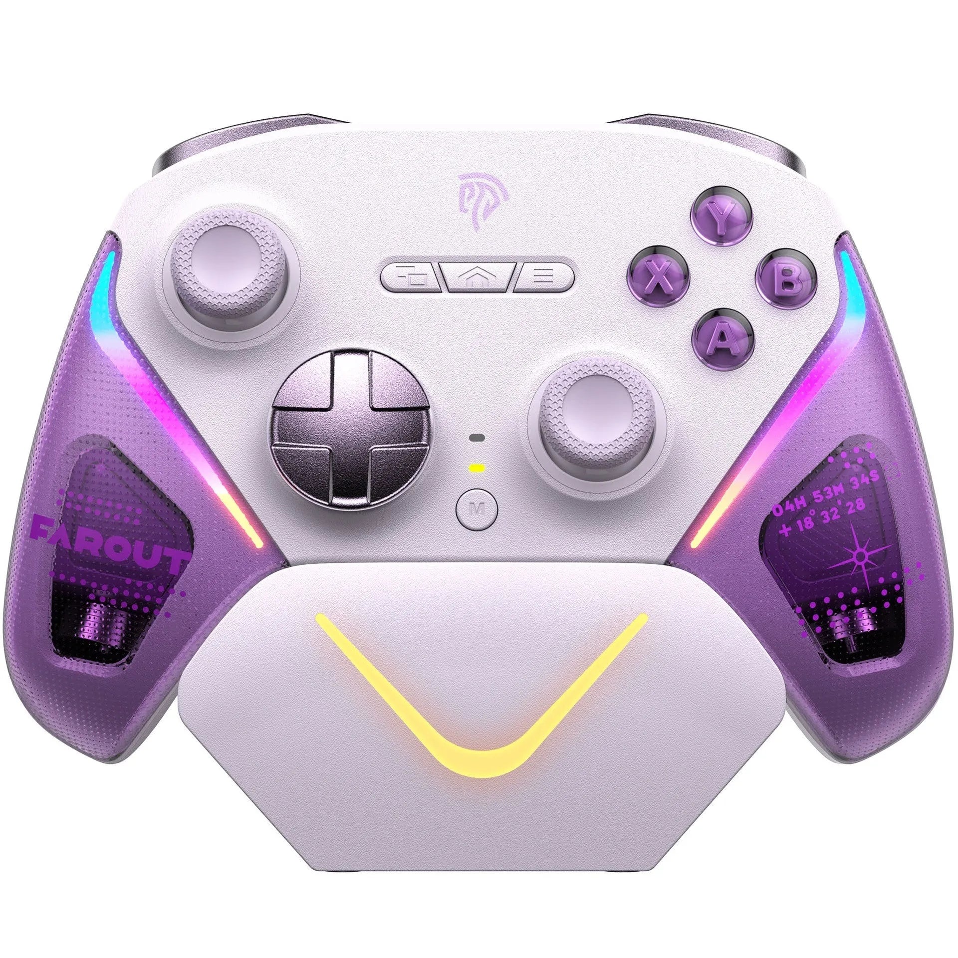 Rocker Smart Startstop Charging Base for PS5 Elite Controller in Black, Green, or Purple