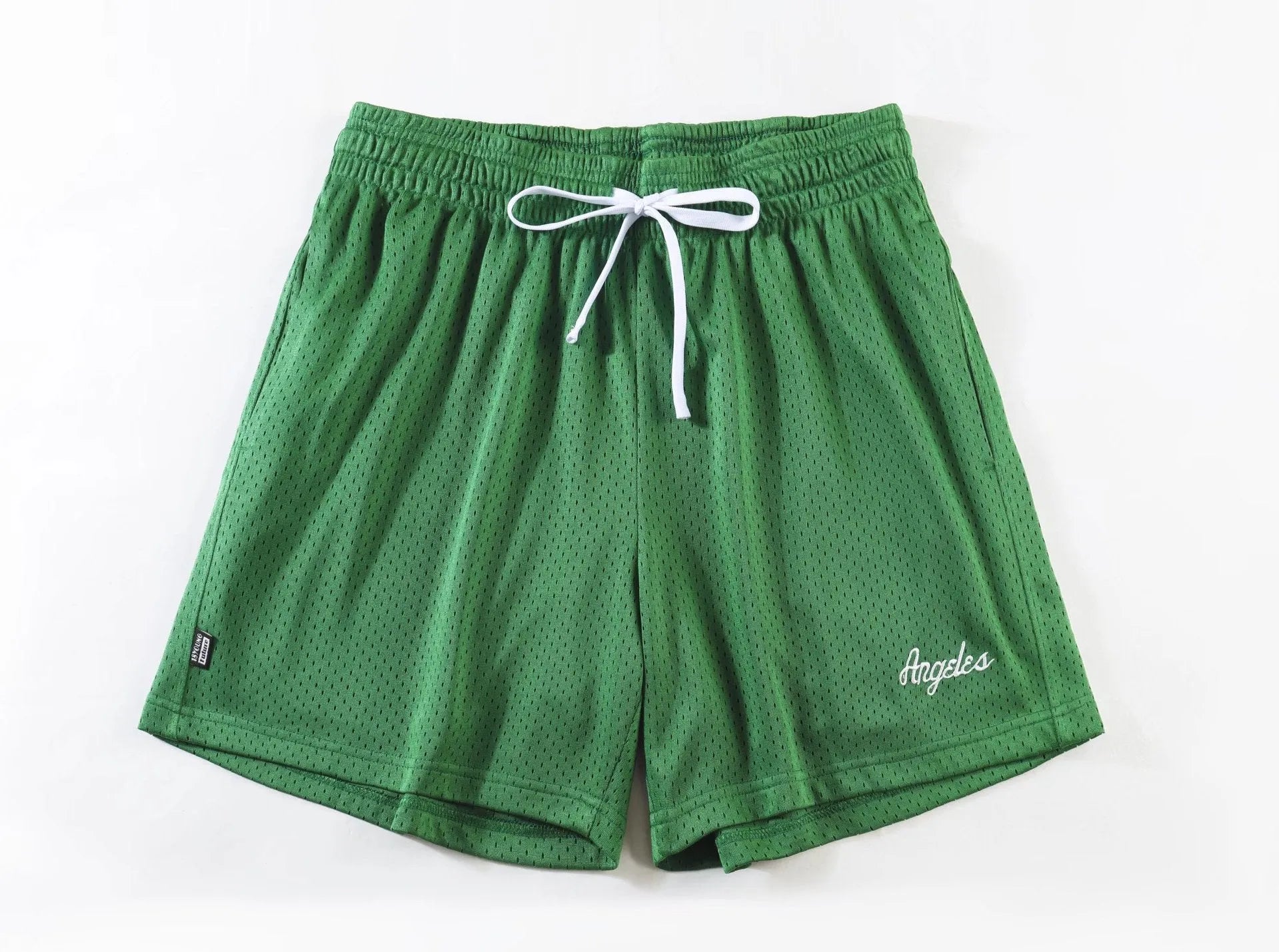 Men's personalised double-layer mesh shorts in various colours showing sport and leisure styling