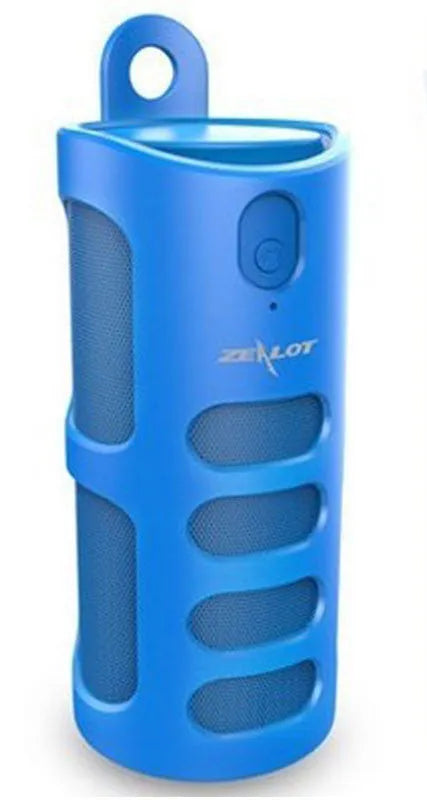 Portable Bluetooth speaker with 4000 mAh battery in black, blue or red colours