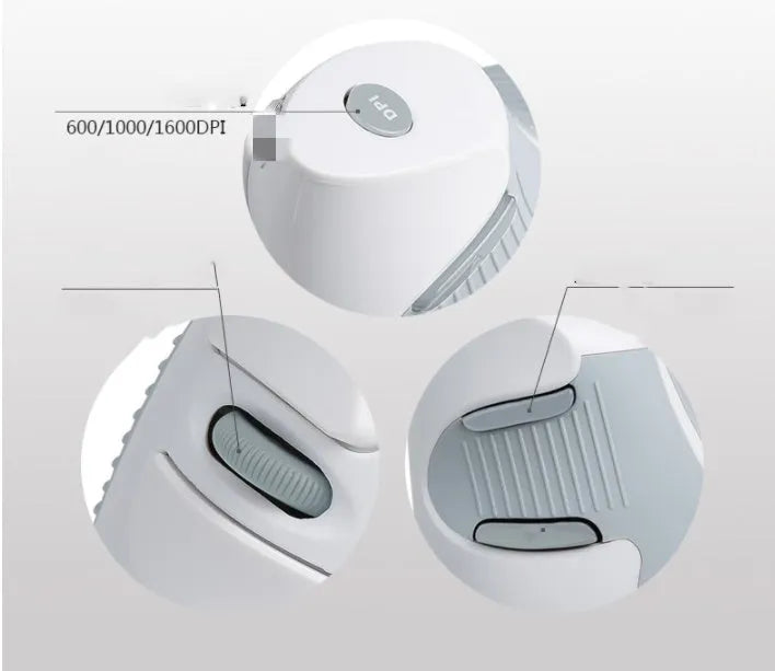 M 618 wireless vertical ergonomic mouse in black and white colours, shown next to a USB receiver.