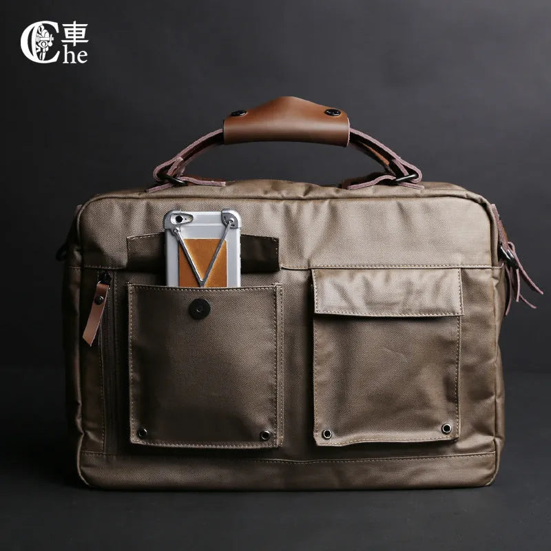 Dpark black single shoulder laptop bag for 14 or 15 inch Lenovo and Apple computers