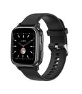 Smart bracelet with aluminium alloy case showing heart rate monitoring and Bluetooth calling functions