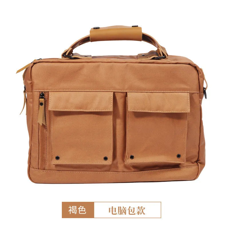 Dpark black single shoulder laptop bag for 14 or 15 inch Lenovo and Apple computers