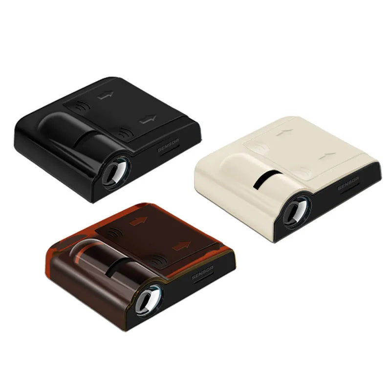 ABS plastic car decorative projection radium lamp measuring 6.5cm long with universal vehicle compatibility