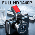 3-inch car DVR dash cam with dual lens system for front and rear recording
