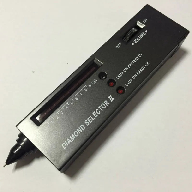 Second generation black diamond thermal conductivity meter with metal probe, measuring 135mm long.