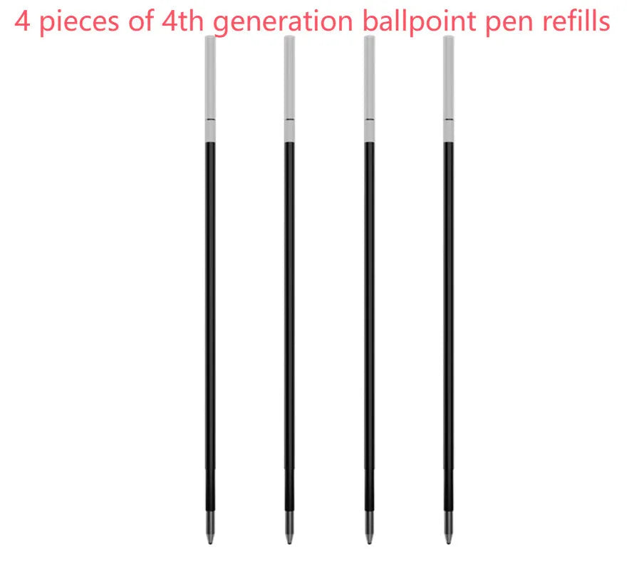 Loose leaf refill paper for spiral notebooks with 64 pages and metal pen refills