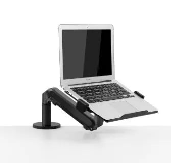 Aluminium alloy laptop air pressure arm bracket in silver and black options