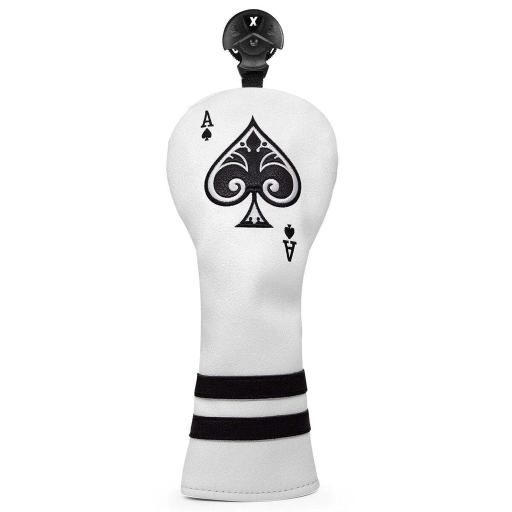 A PU golf putter sleeve shown in one of three available colours, designed to cover and protect a putter head.