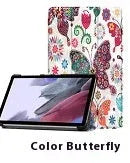 Lenovo Tab P12 tablet protective case in apricot colour with a three-fold stand opened