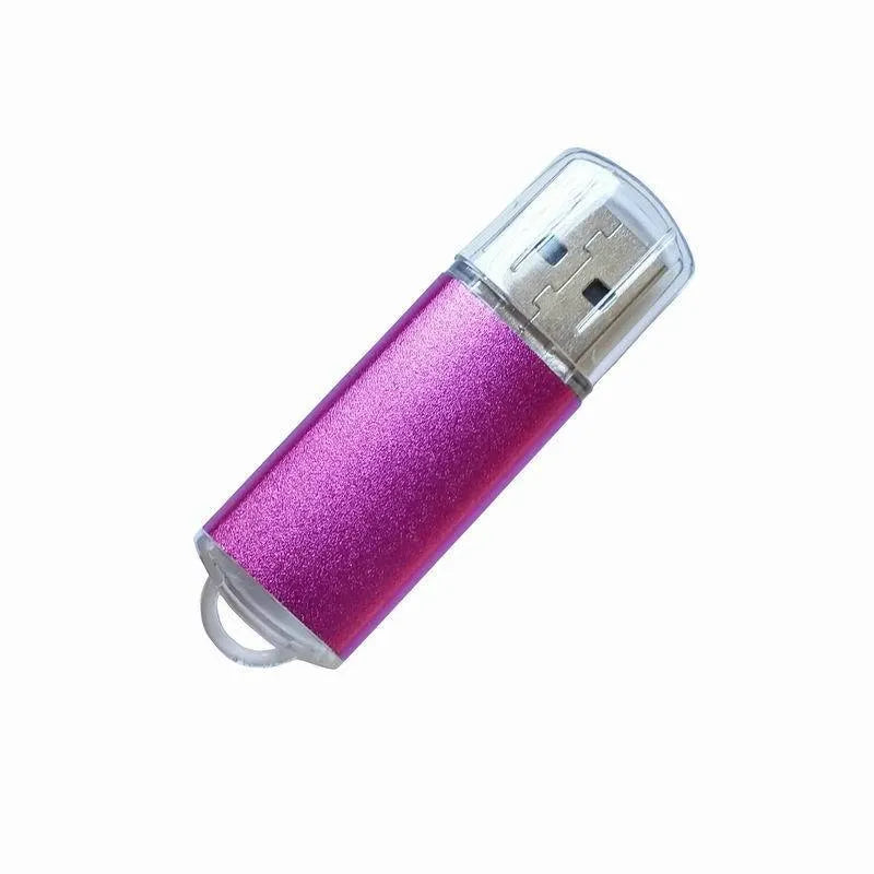 USB software encryption dongle with metal shell in seven colour options showing compact 50mm design