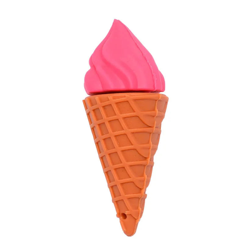 Cute mini ice cream shaped USB flash drive in pink colours