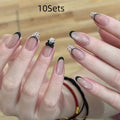 Assorted fake nail sets for girls in various colours and patterns.