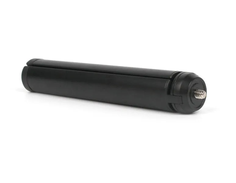 Black aluminium alloy mobile phone tripod with PTZ stabiliser for iPhone photography