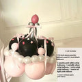 DIY balloon bouquet decoration kit with round balloons for cake toppers, showing one complete set.