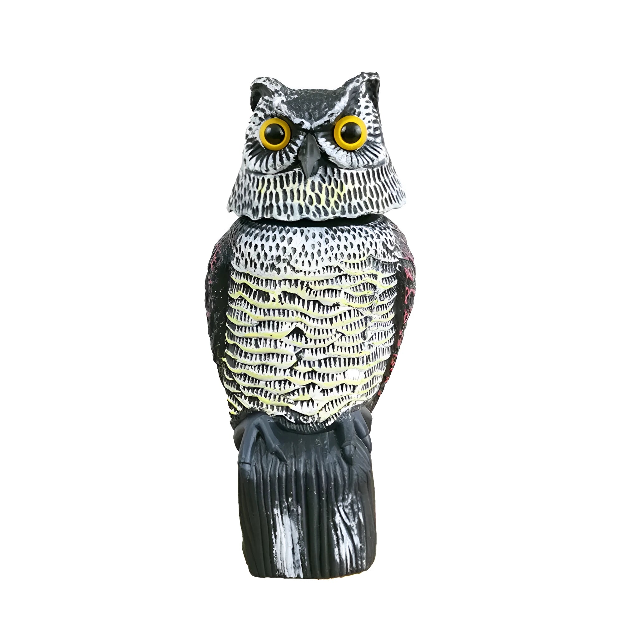 Electric owl outdoor animal model decoration with 360-degree rotating head