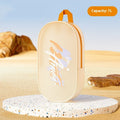 EVA waterproof swimming storage bag shown in orange colour with 3L or 7L capacity options