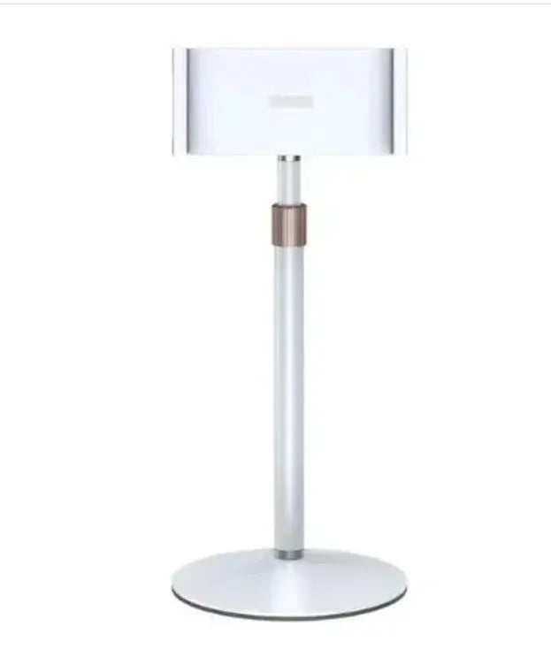 Adjustable lifting bracket for tablet computers showing telescopic arm extended to 200mm
