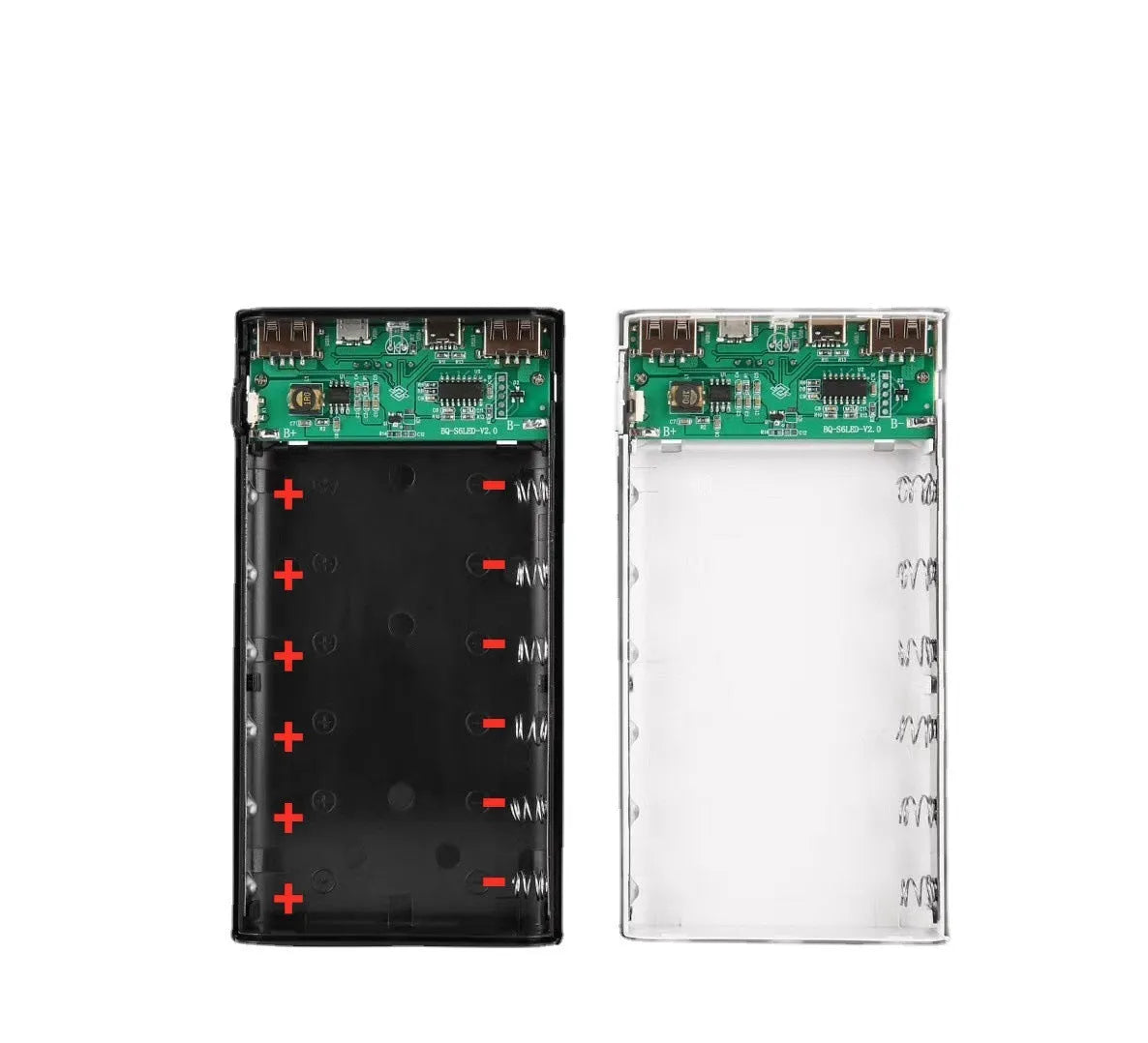 Digital display power bank spring kit showing front display and multi-U port outputs