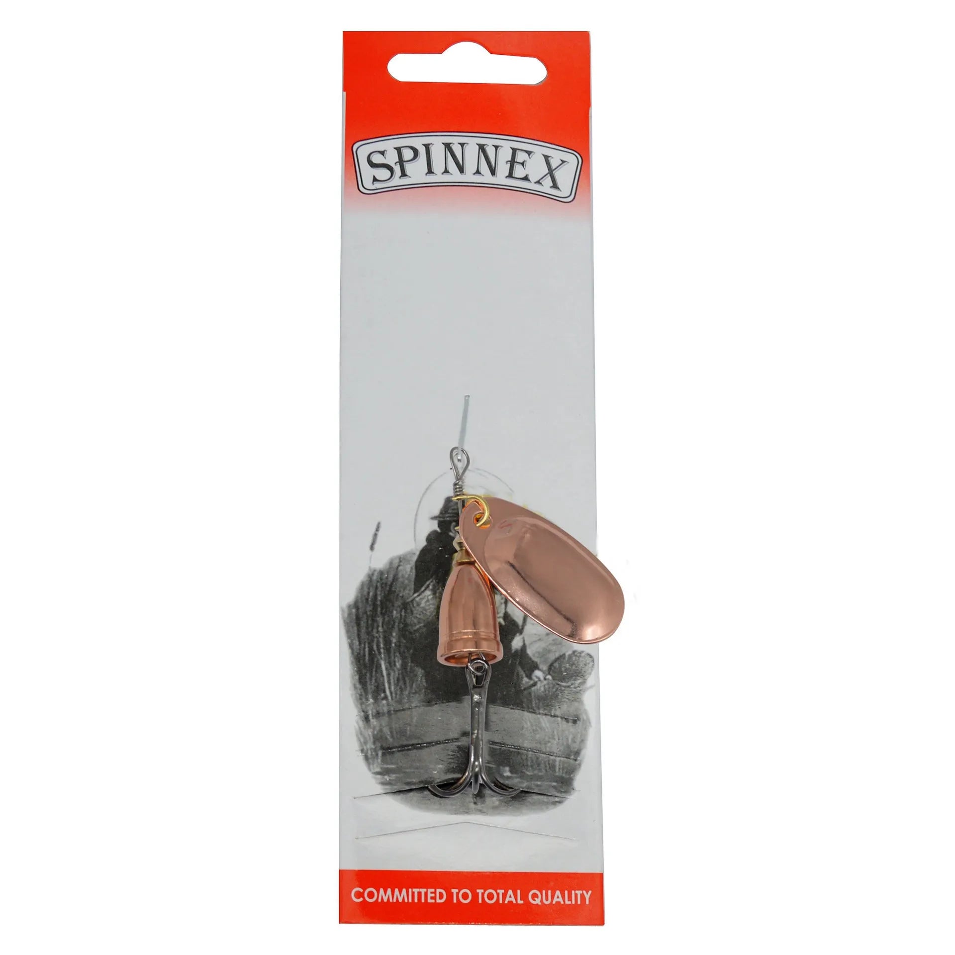 R composite rotating sequins copper bell fishing lure in seven colour options including gold, silver, and rose gold