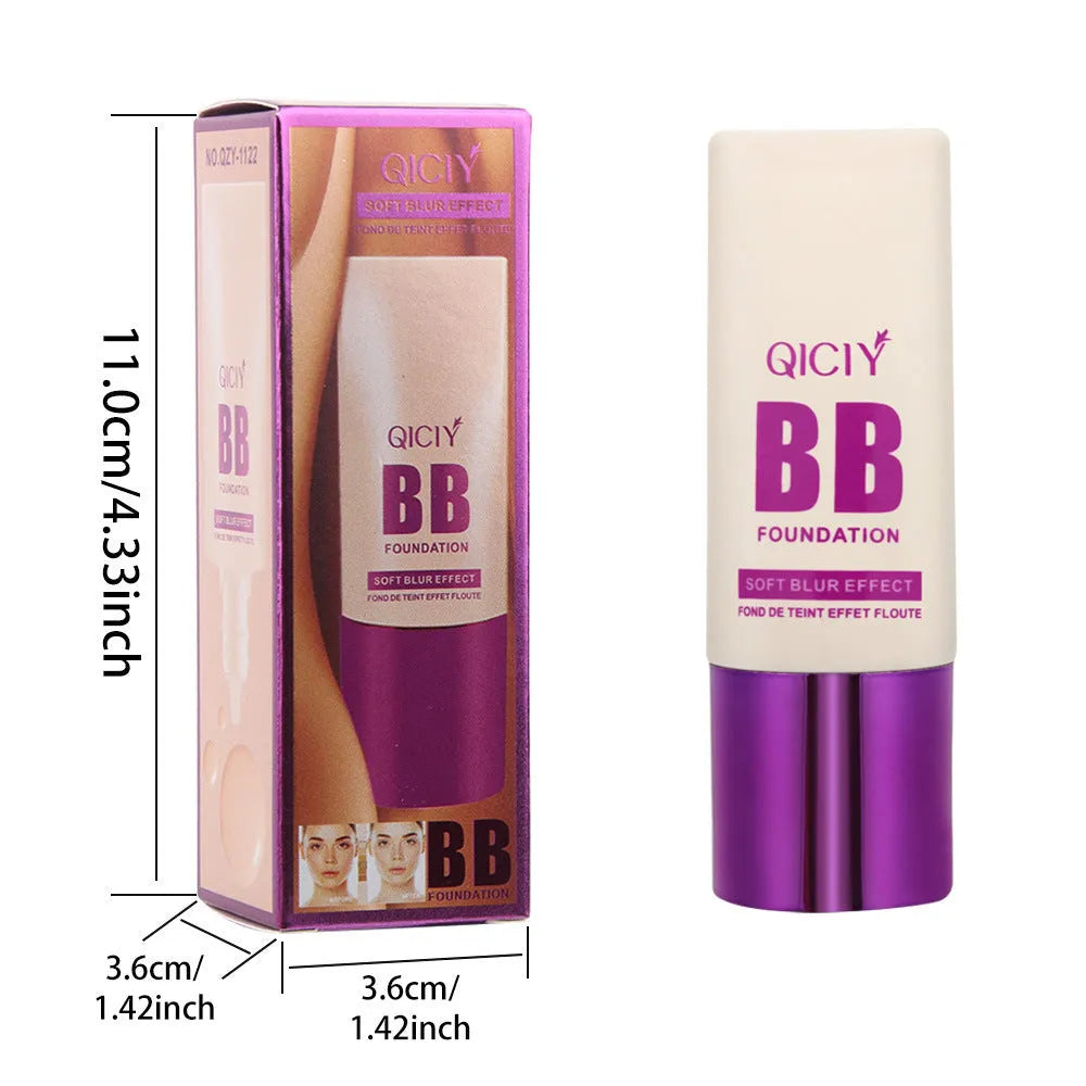 Feeding bottle applicator for 10-shade brightening BB cream liquid foundation concealer.
