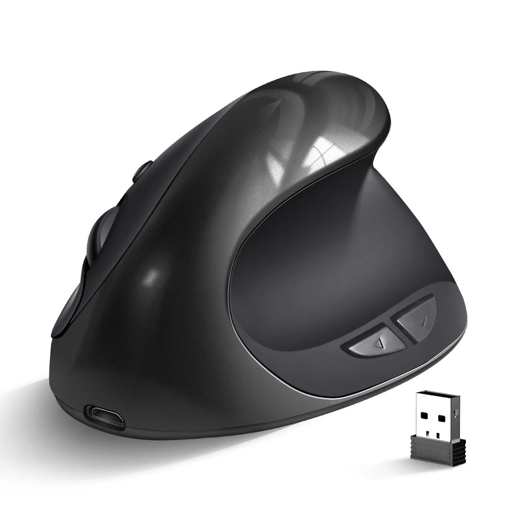 Three Generations vertical ergonomic mouse in multiple colours with compact design