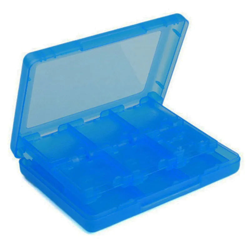 NDS 3DS 28-in-1 Game Card Storage Box in PP case with compact dimensions