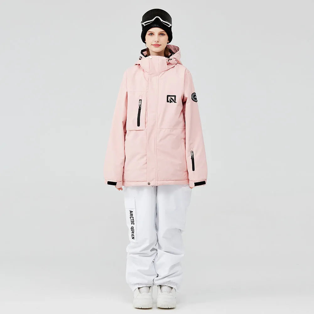 Unisex winter ski suit set with jacket and trousers for snow sports