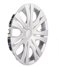 Universal silver ABS plastic wheel hub cover for 13-16 inch car wheels