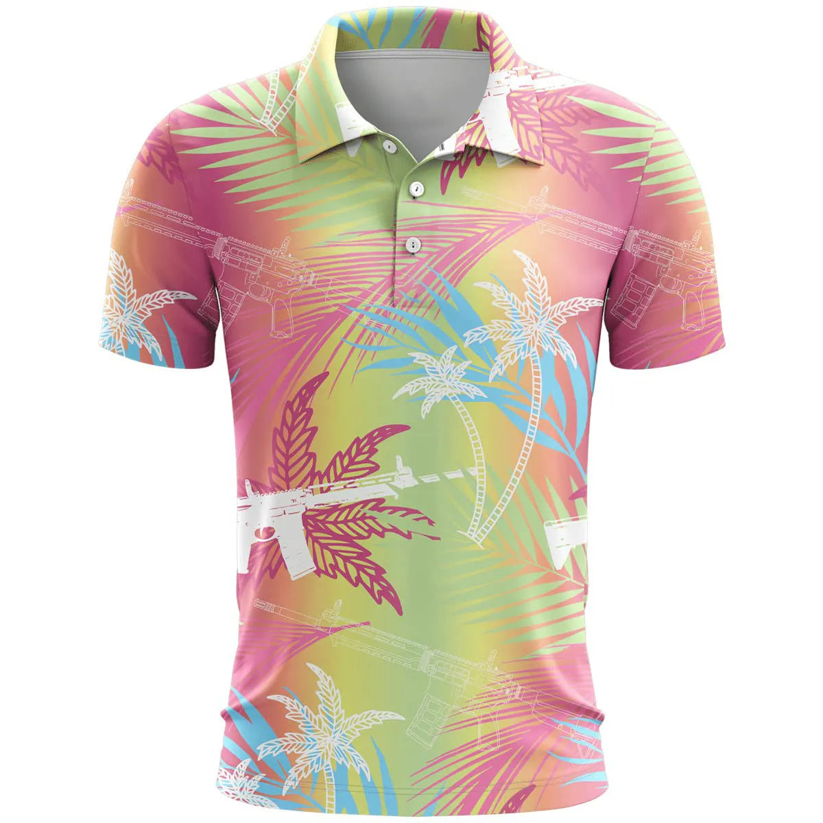 3D printed pattern sports short sleeve top in bird eye polyester fabric, loose fit leisure wear