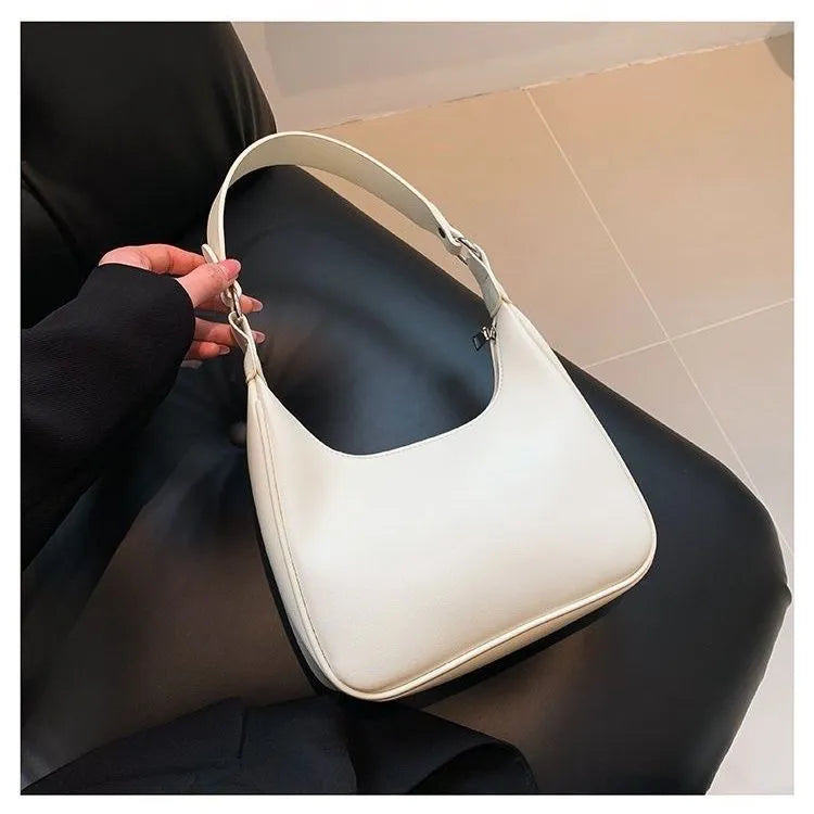 French handheld mini tote bag in 039 White colour made from polyester