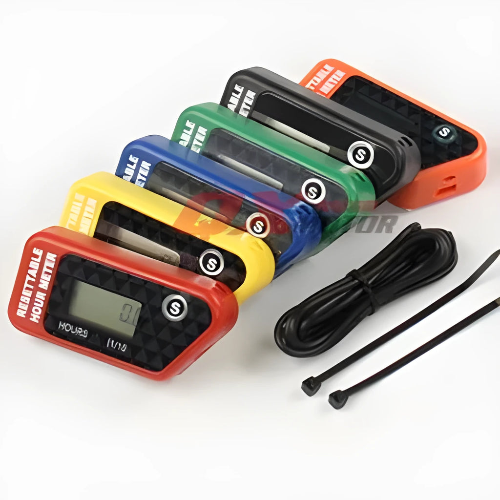 YSDS black waterproof LCD electronic maintenance reminder timer for vehicles and equipment