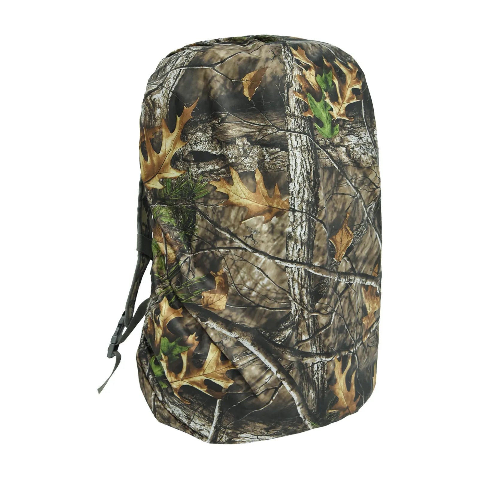 Army green waterproof backpack rain cover for 80L capacity outdoor and mountaineering packs.