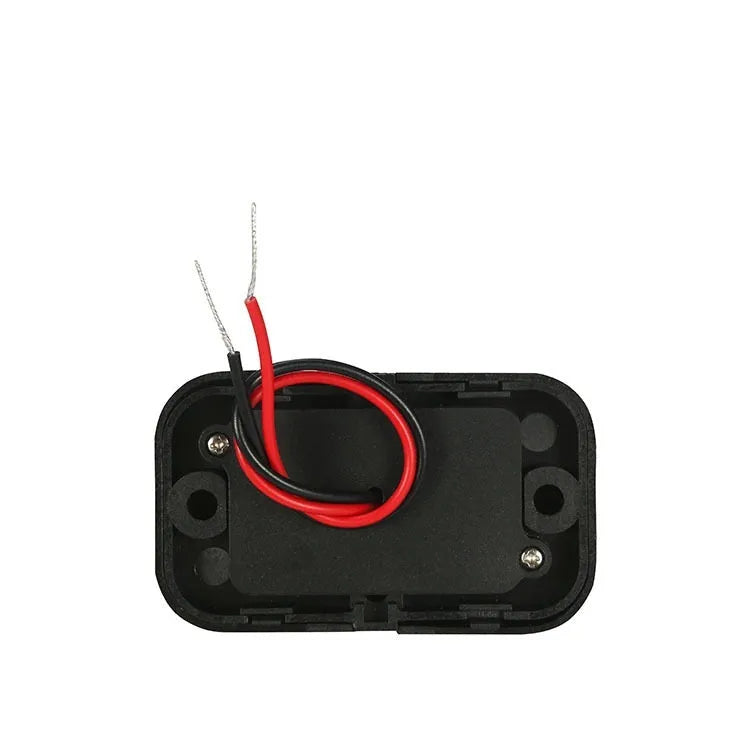 Black QC3.0 modified car charger with TYPE-C interface for 36W fast charging