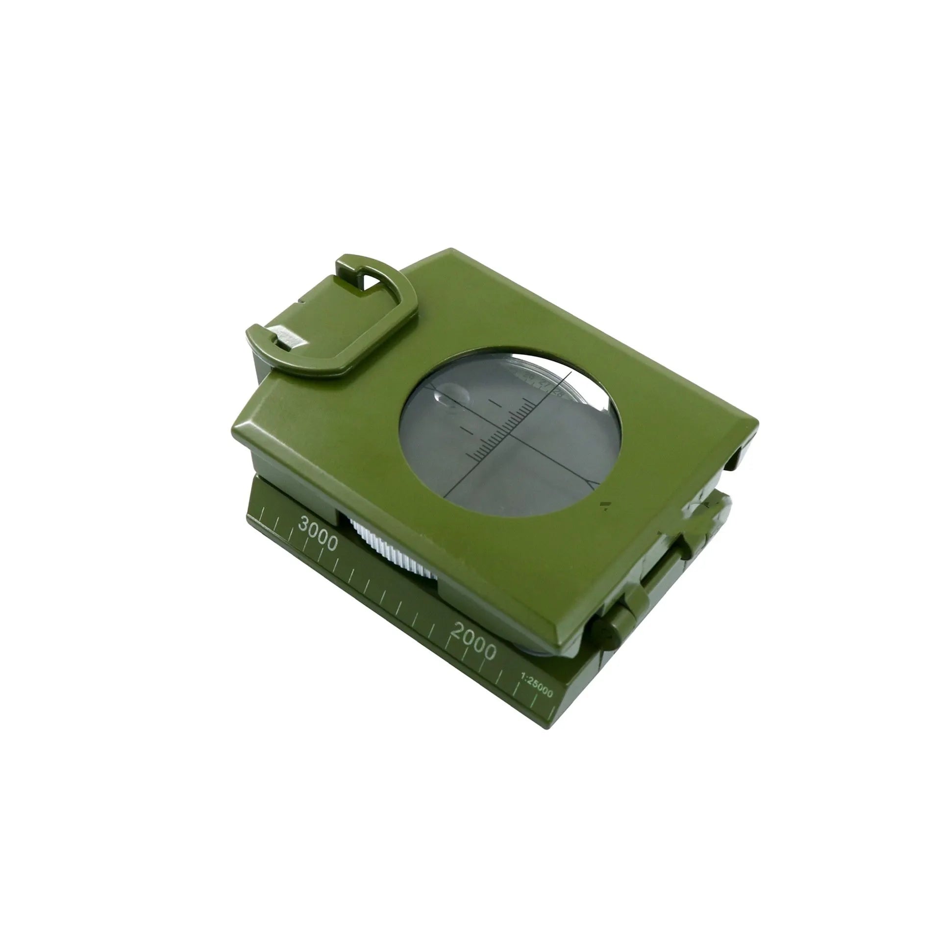 K4074 professional outdoor compass with metal construction and hanging ring for attachment