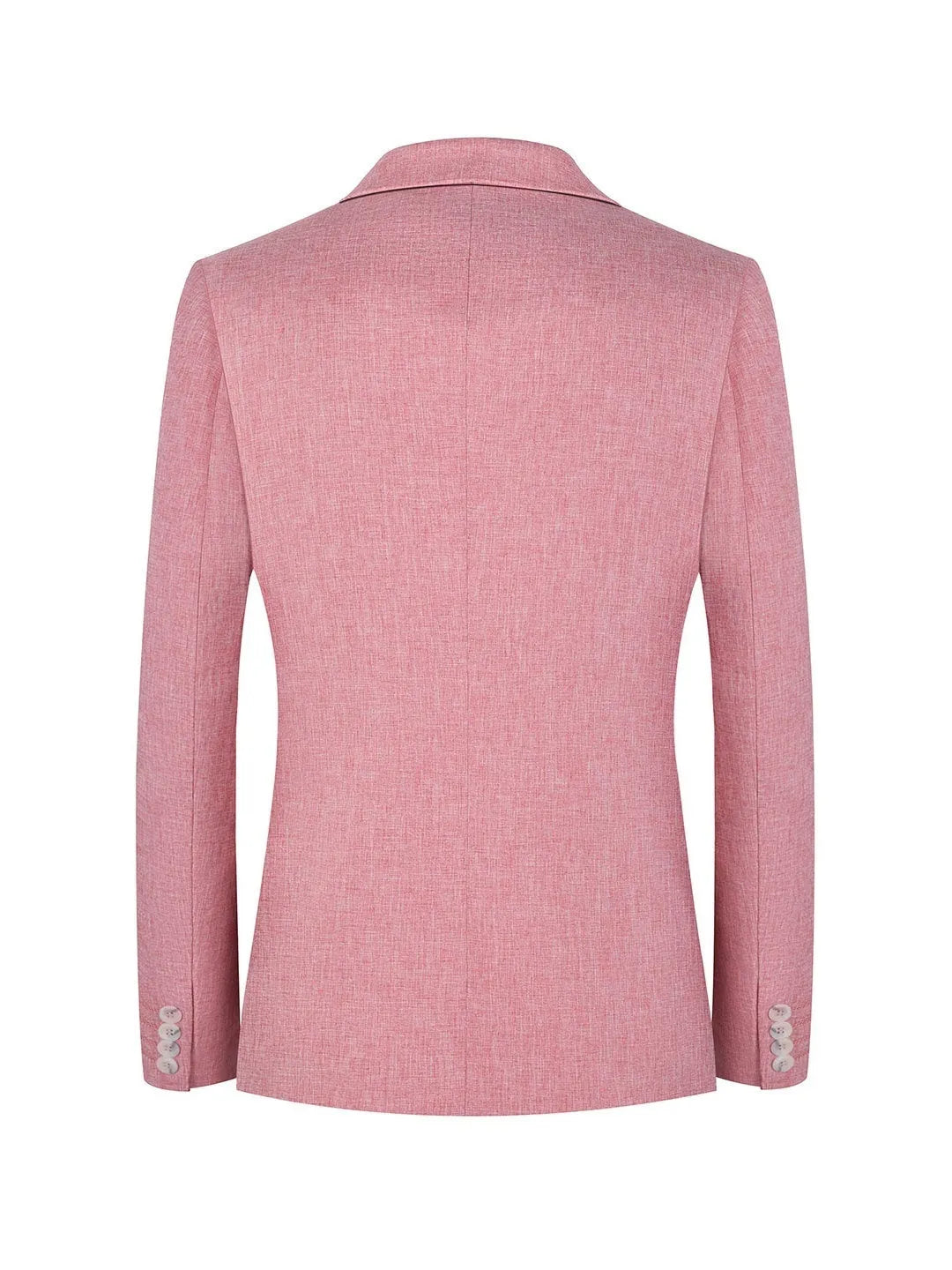 Lightweight men's casual western style blazer jacket in pink or light blue for spring and summer.